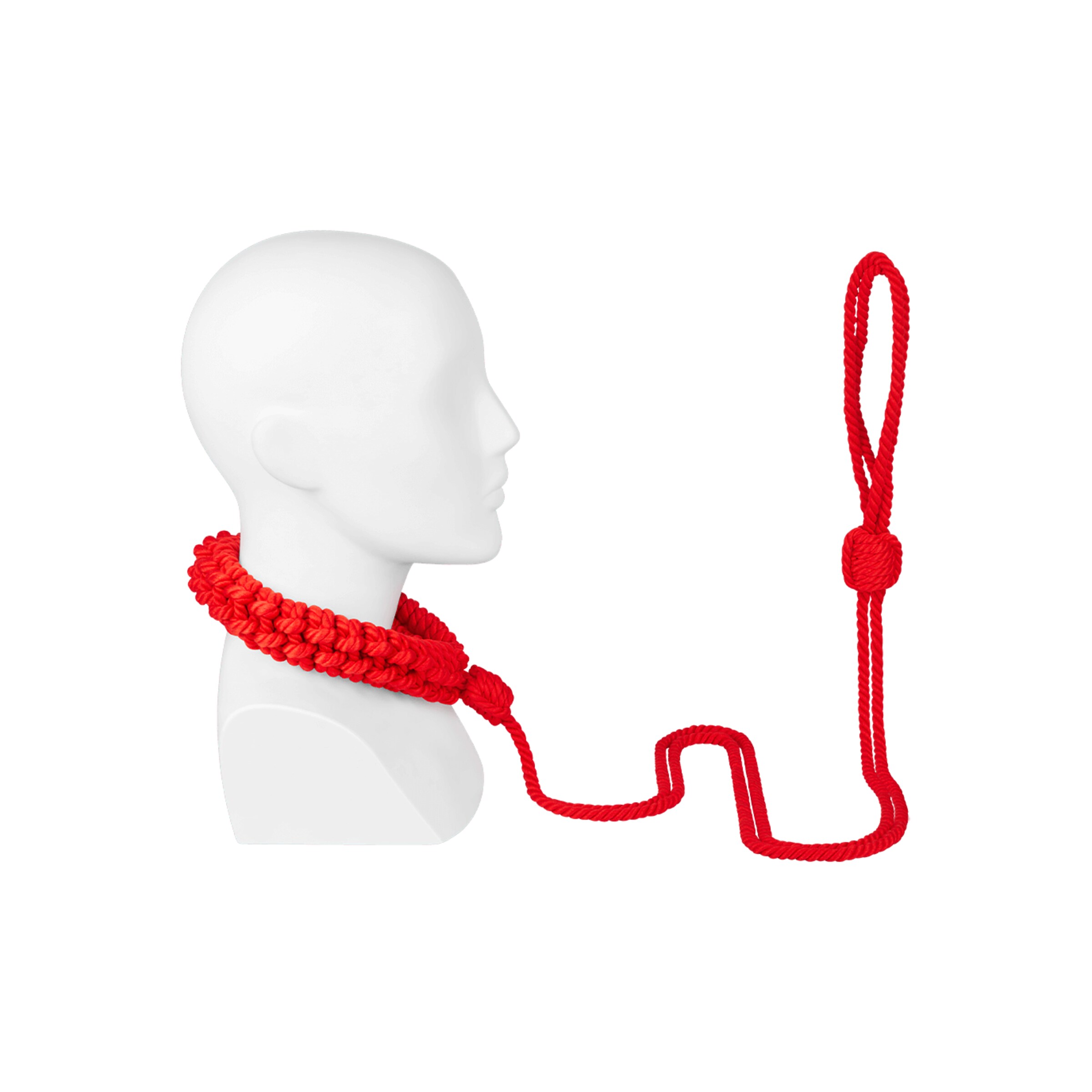 halsband-inclusief-riem-Rood-2