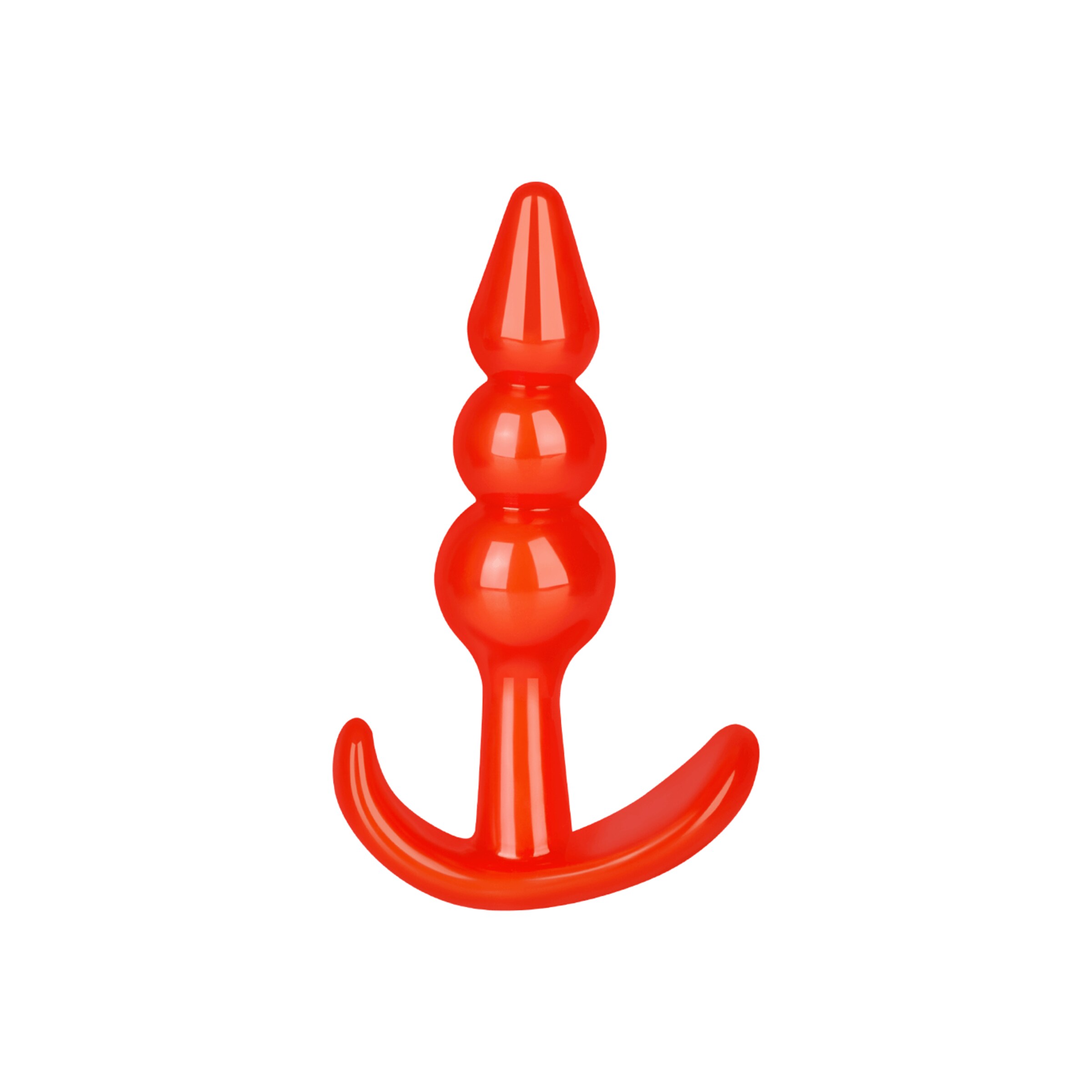 analdildo-mit-kugelstruktur-9-cm-Rot-3