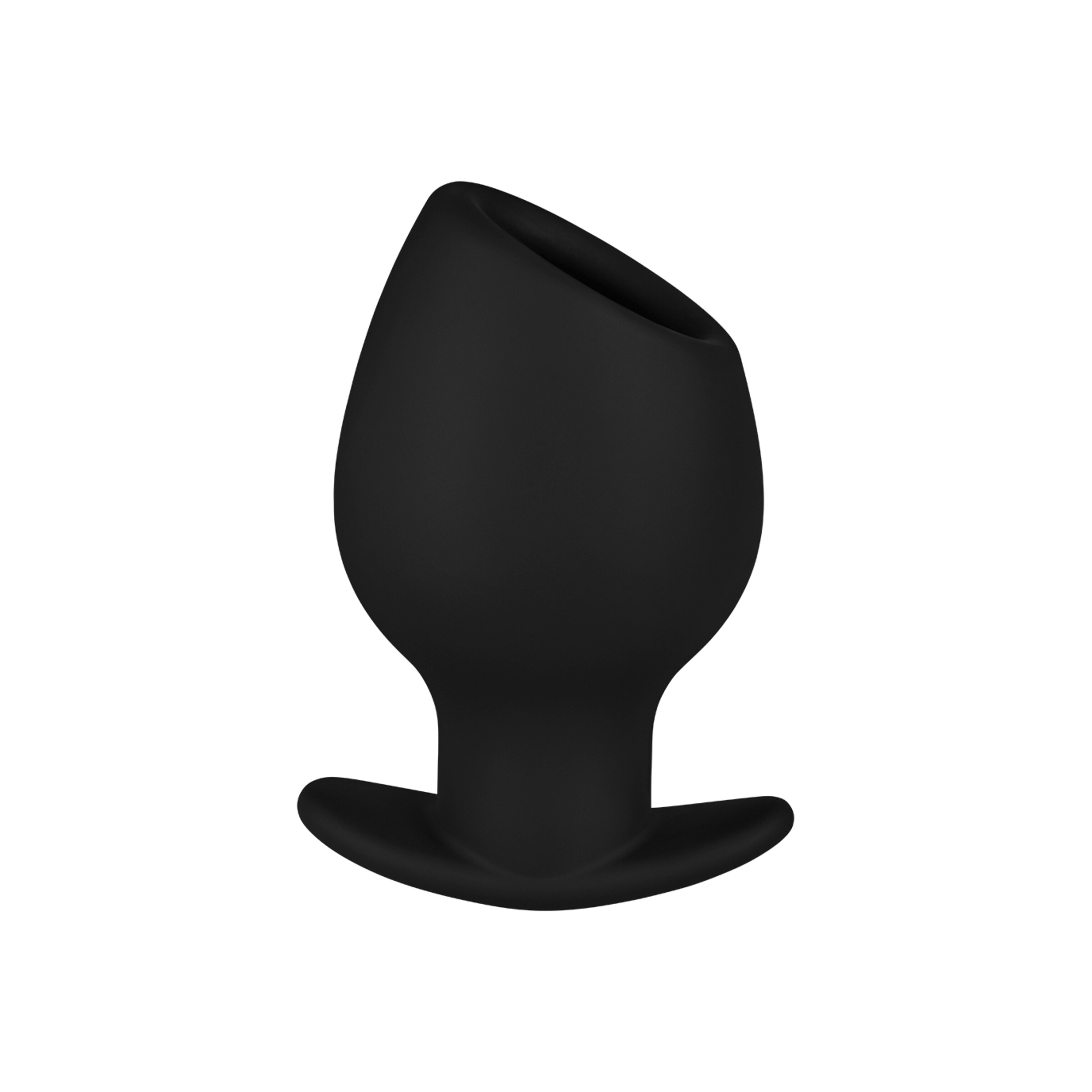 plug-anal-en-silicone[nbhy]-avec-tunnel-l-11-3-cm-Noir-3