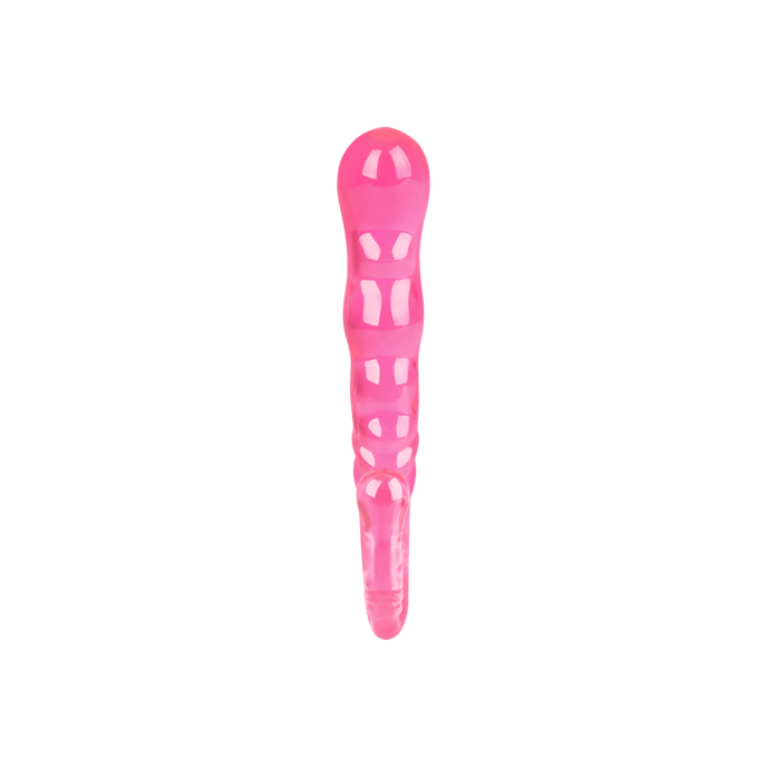 smalle-anaaldildo-met-golvende-structuur-12-cm-Pink-5