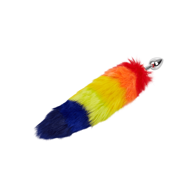 buttplug-small-with-tail-37-cm-Argent-Multicolore-4