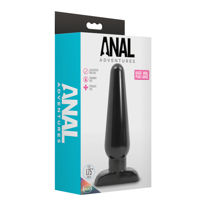 anal-adventures---basic-anal-plug-large-10-8-cm-Schwarz-2