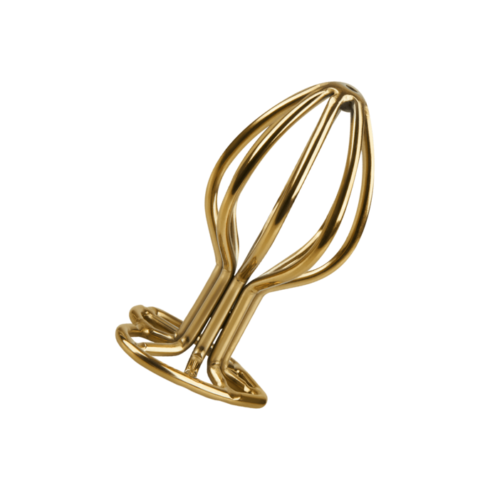 plug-anal-en-métal---taille-s-6-cm-Or-1