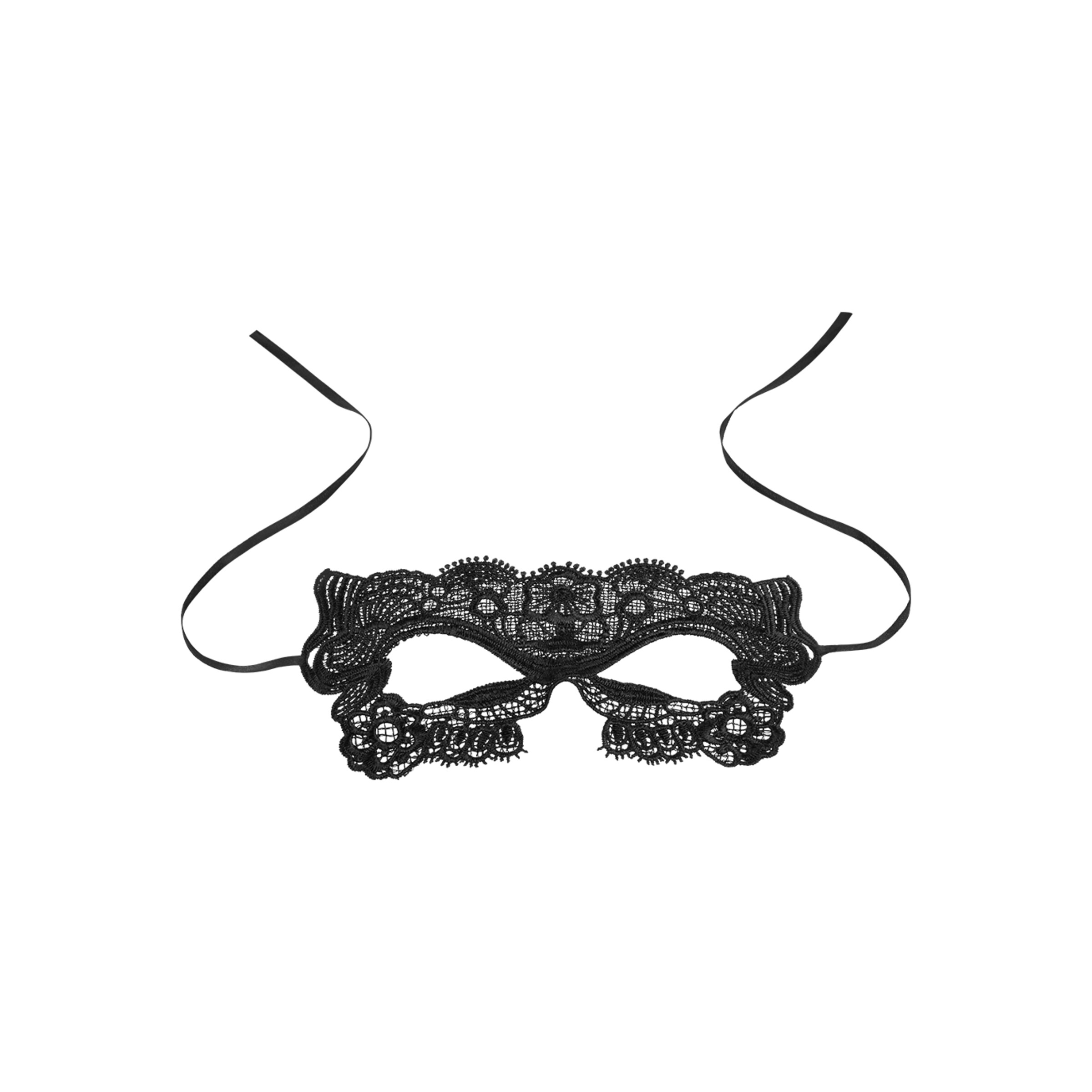 elegante-maske-aus-spitze-Schwarz-2