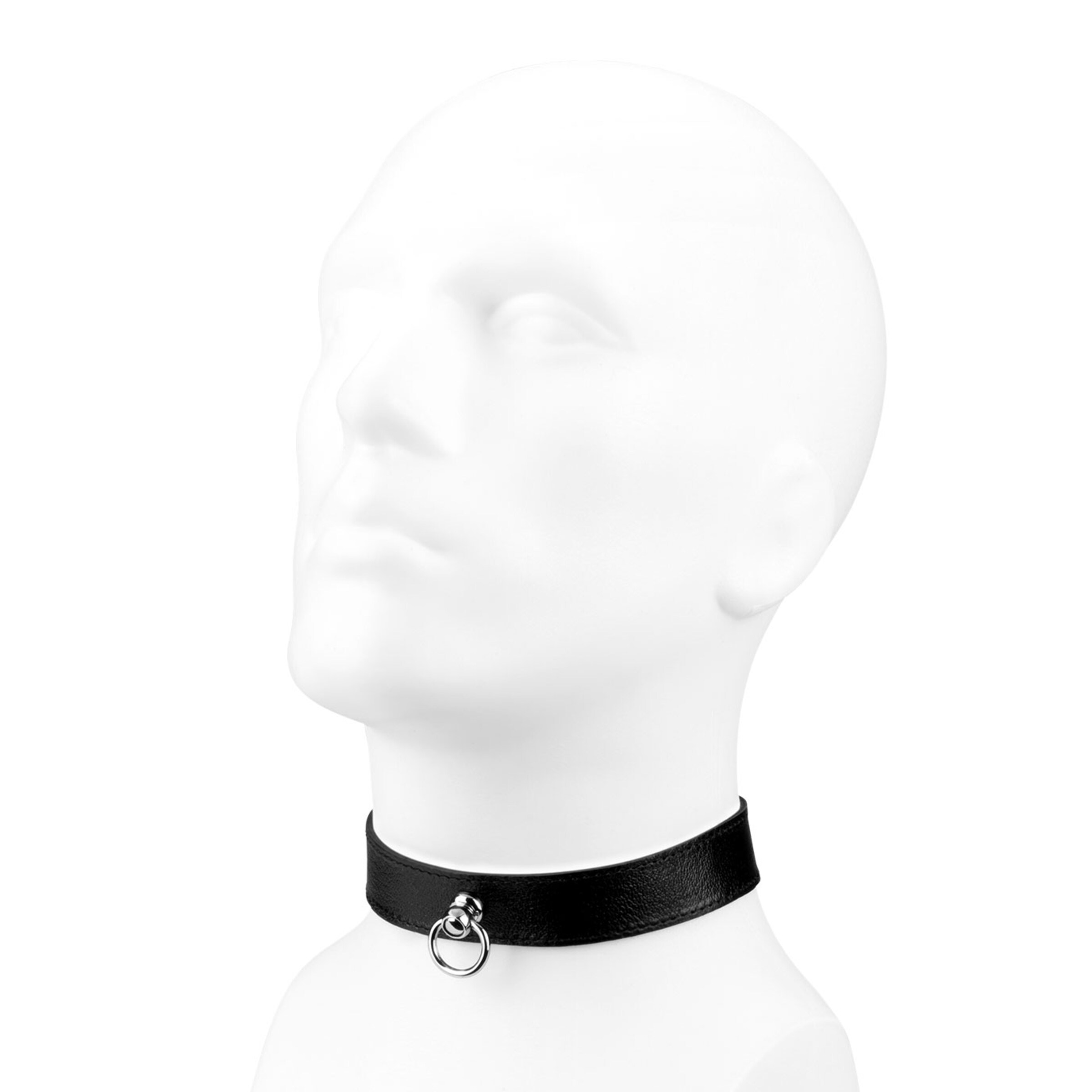 smal-leren-halsband-met-o-ring-Zwart-2