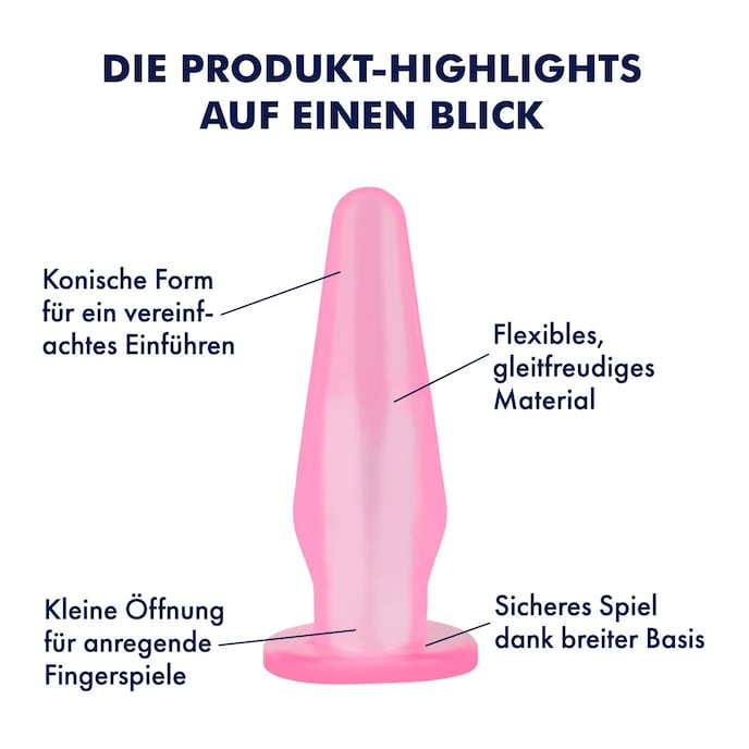 Analplug Zierlicher Analdildo, 7,5 cm rosa online kaufen Analplug Zierlicher Analdildo, 7,5 cm rosa online kaufen
