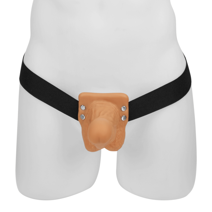 hollow-strap-on-with-balls-21-cm-Natur-hell-Schwarz-3