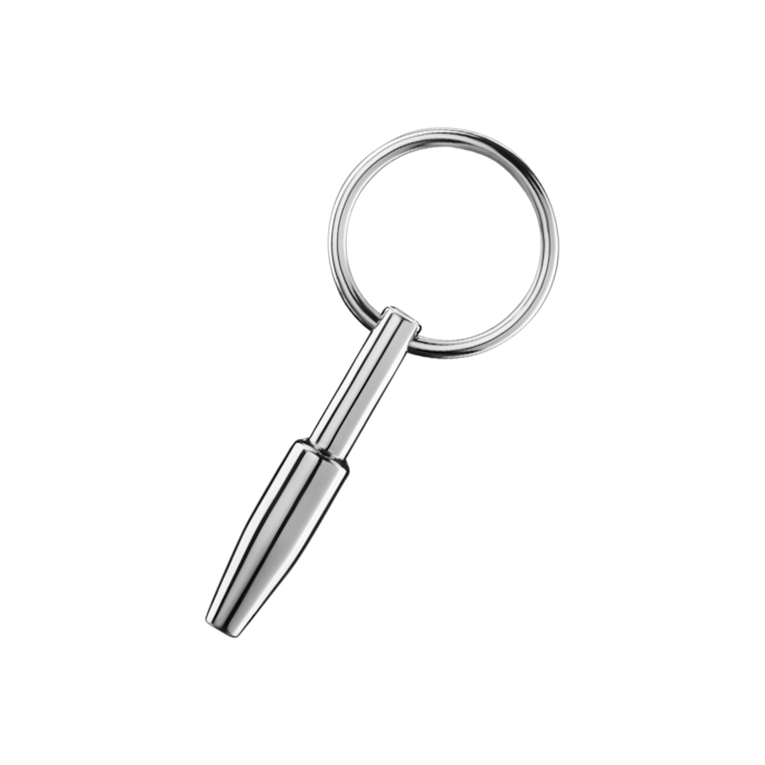 conische-penisplug-5-cm-Silber-1