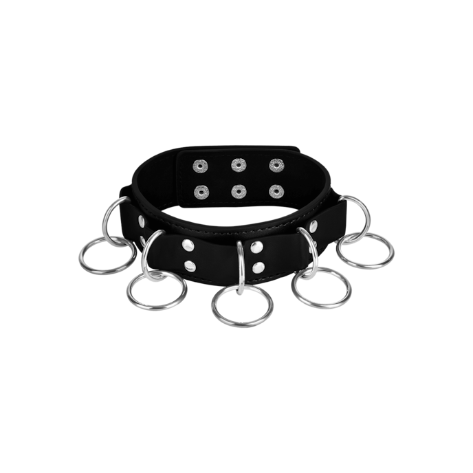 halsband-mit-ring-details-Schwarz-5