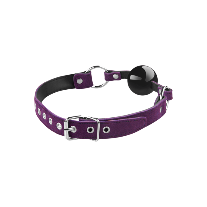 gag-met-leren-riem-Lila-Schwarz-3