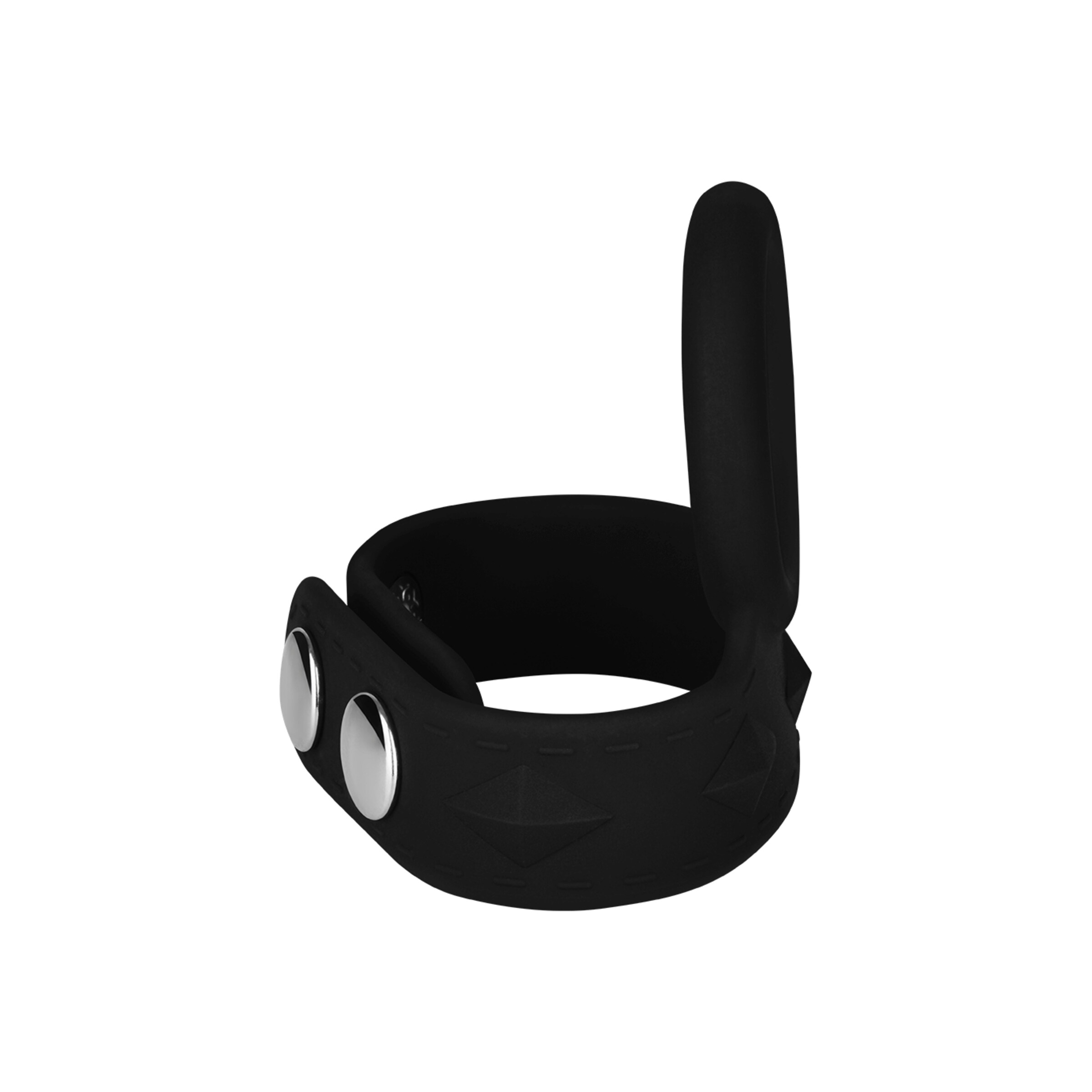 penisring-met-verstelbare-trelbalriem-3-[nbhy]-6-5-cm-Zilver-Zwart-2