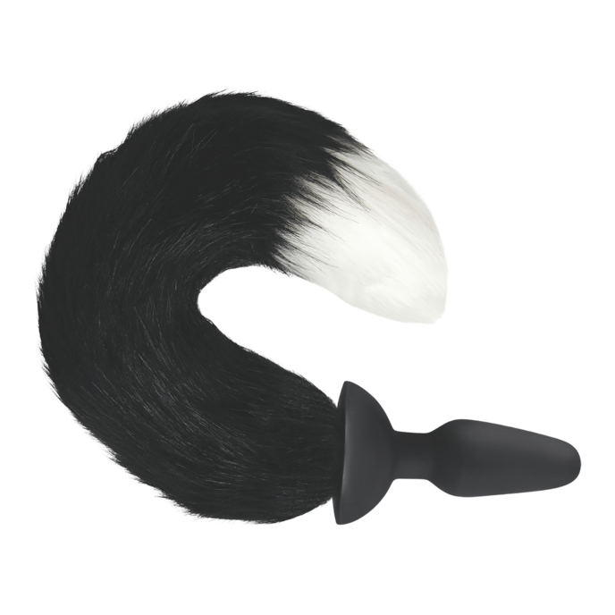 furry-tailes---foxtail-vibrating-plug-35-cm-Blanc-Noir-3