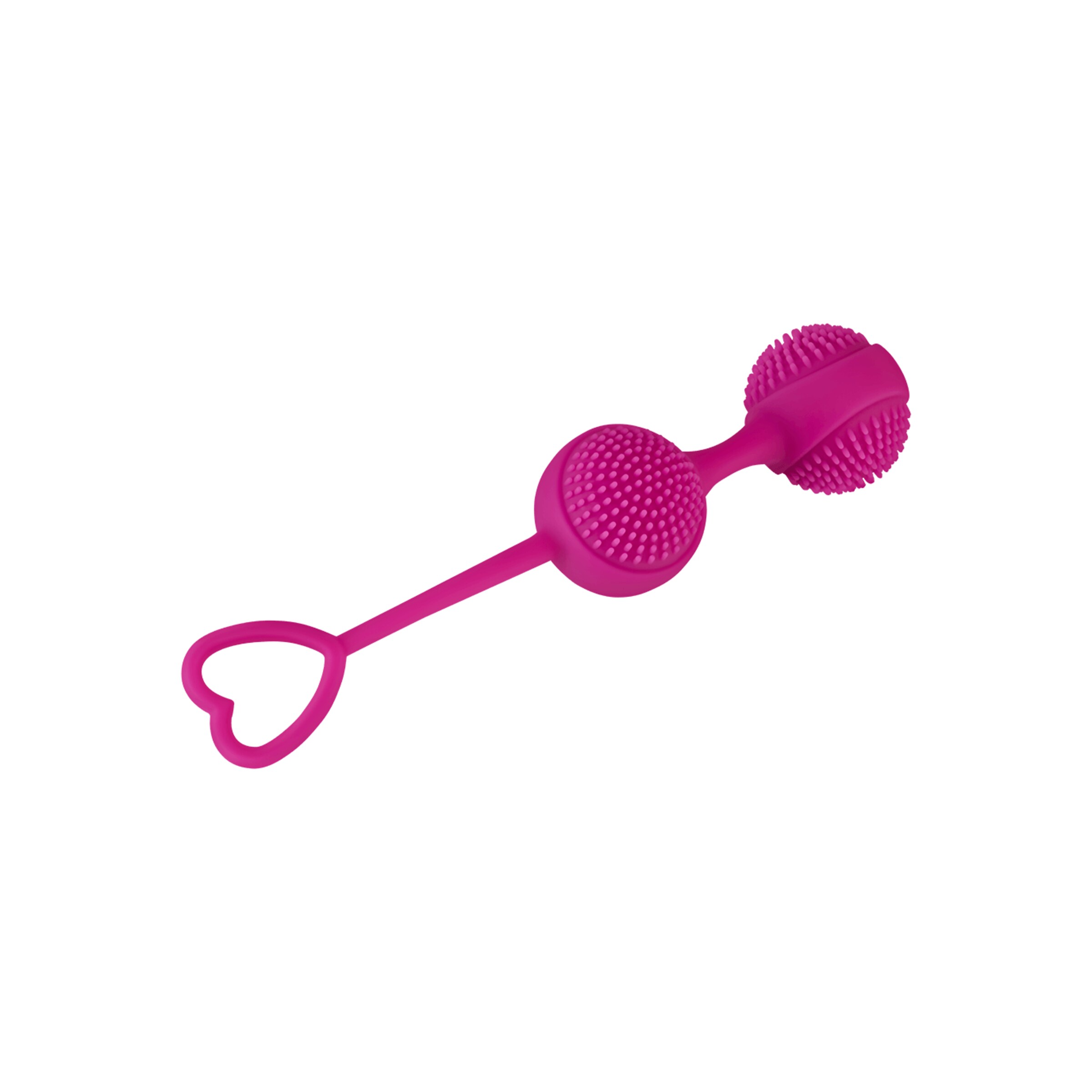 boules-damour-en-silicone-avec-picots-3-cm-Rose néon-3