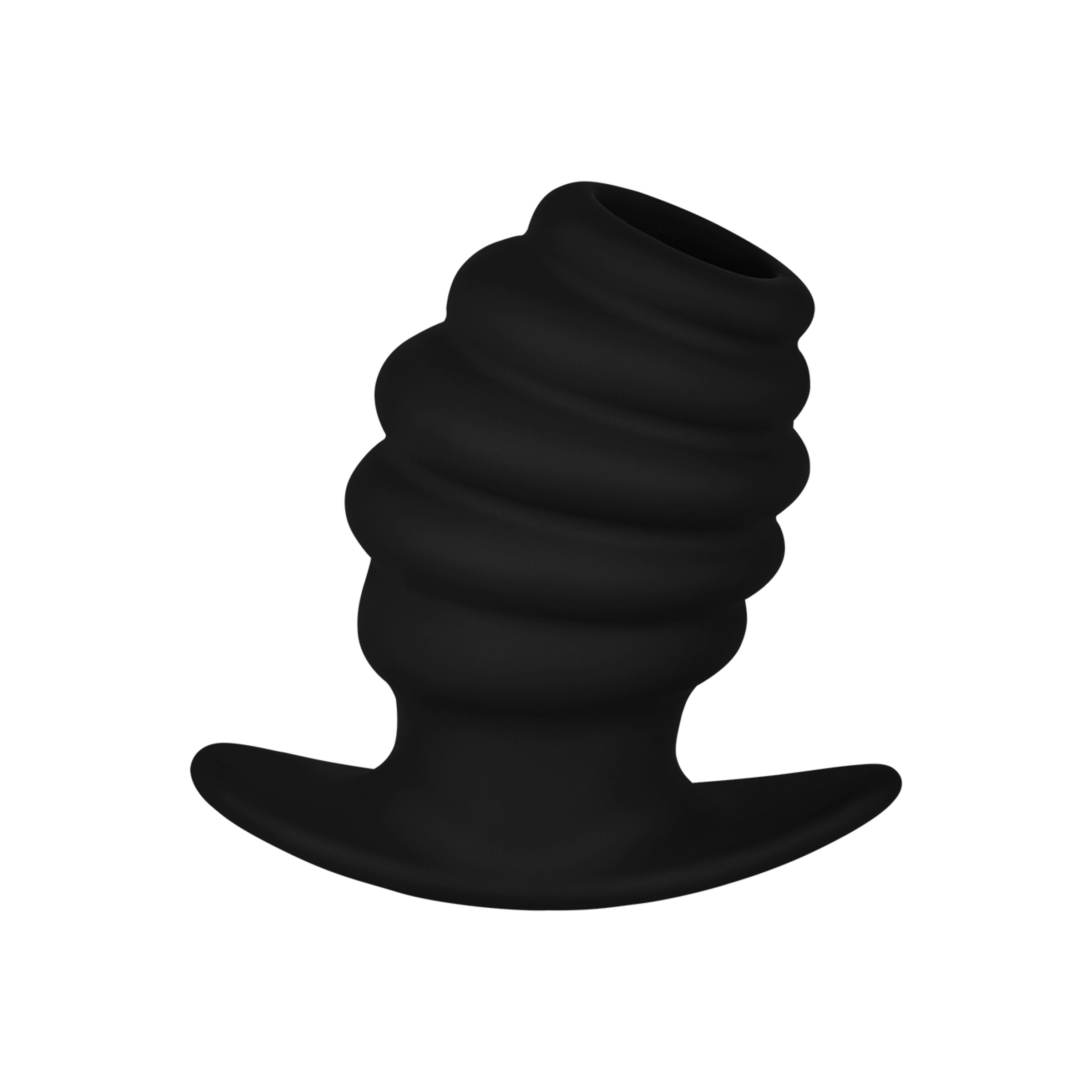 plug-anal-structuré-avec-tunnel-s-7-4-cm-Noir-2