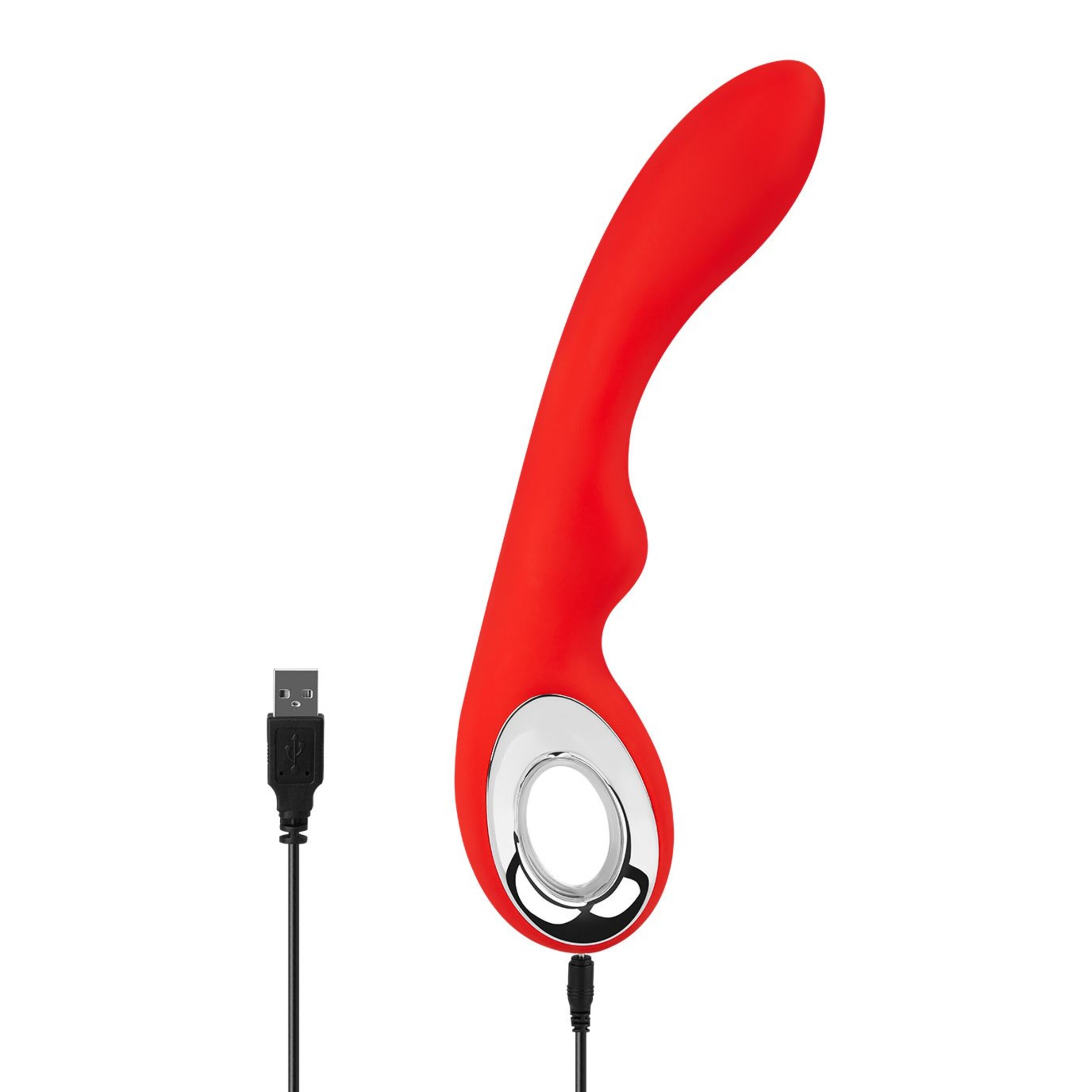 vibromasseur-point-g-deluxe-25-cm-Argent-Rouge-7