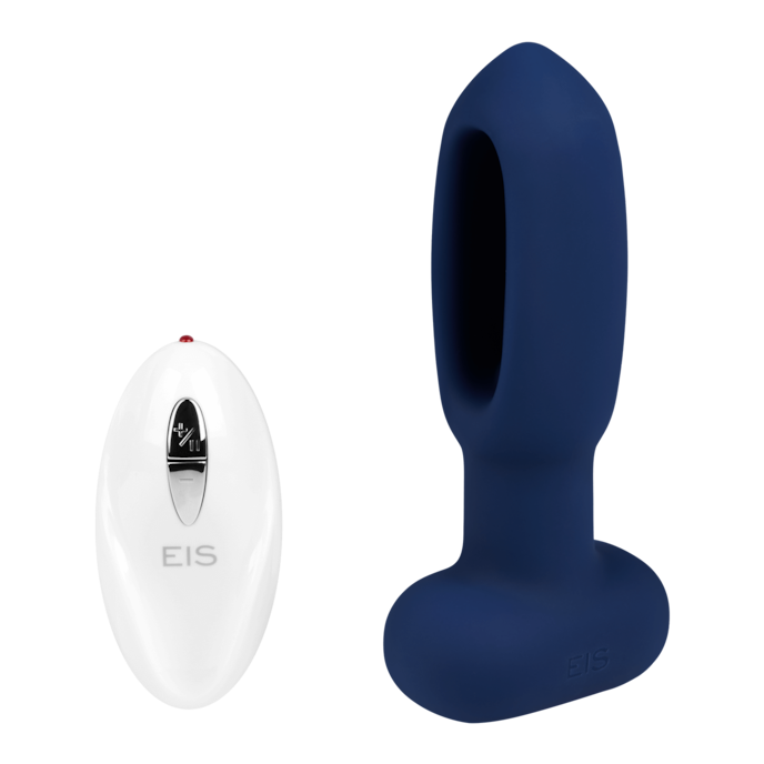 vibromasseur-anal-avec-stimulateur-de-plaisir-13-8-cm-Bleu foncé-2