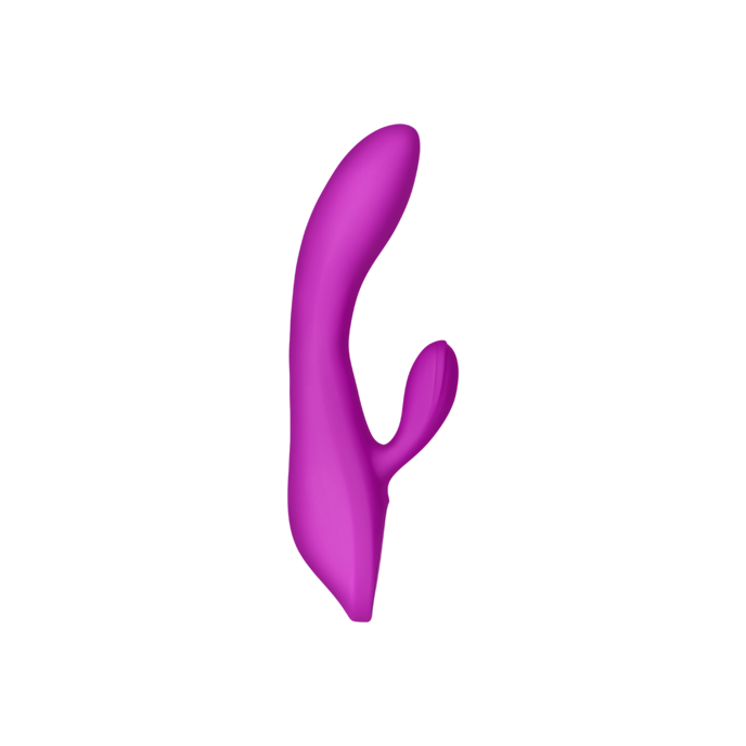 rabbit-en-silicone-de-haute-qualité-22-cm-Violet-2