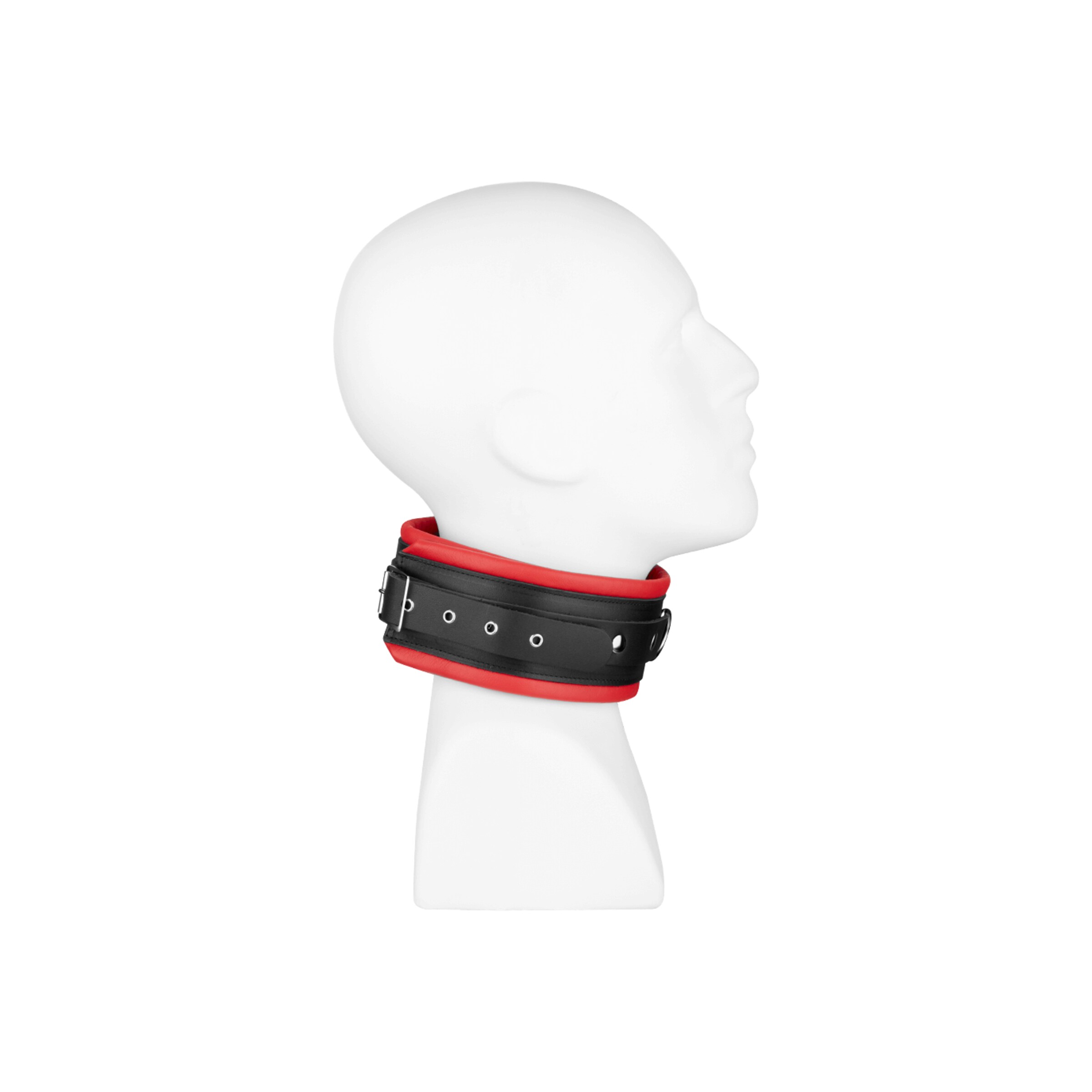 collier-rembourré-m/l-Noir-Rouge-2