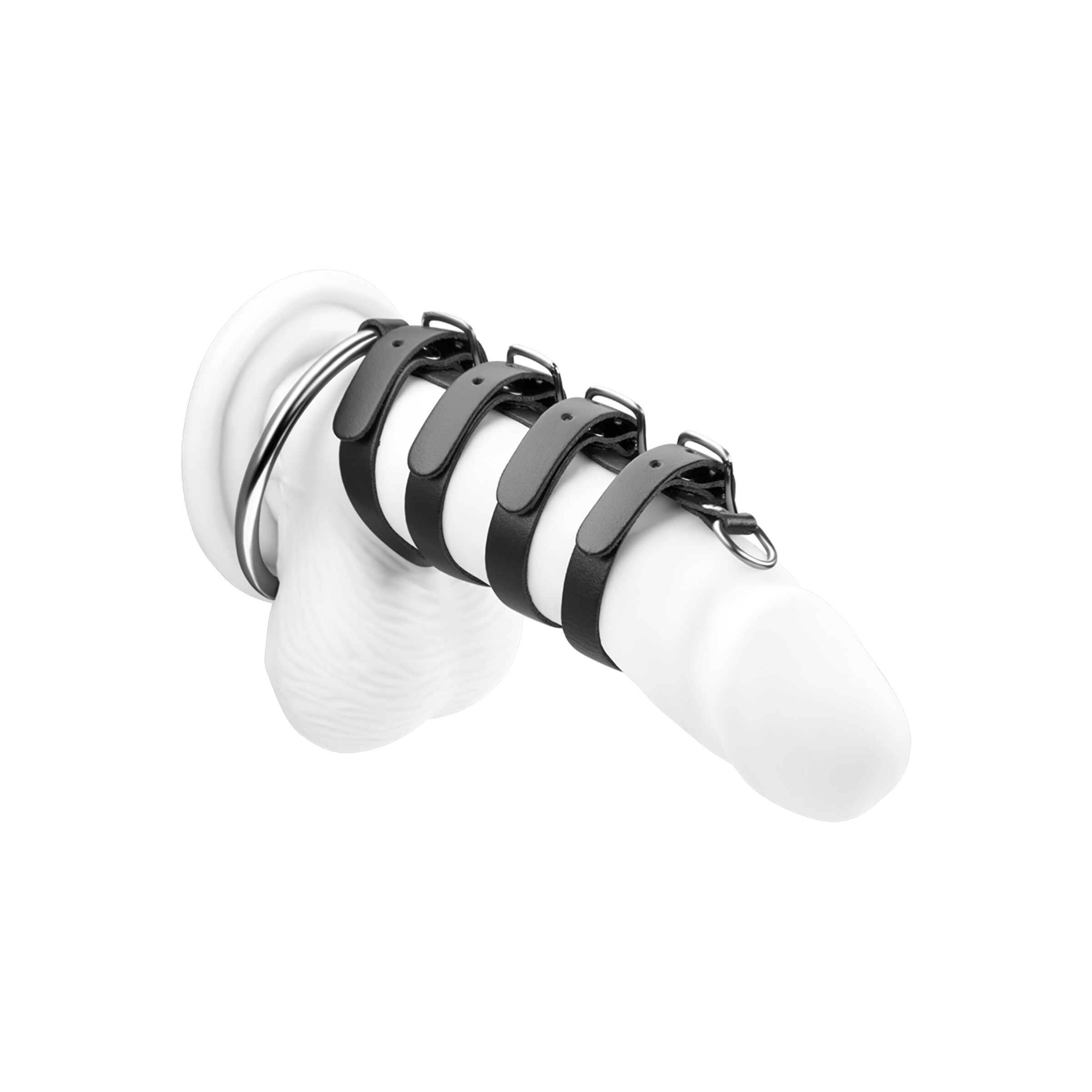 anneau-pénien-avec-sangles-5-cm-Argent-Noir-4