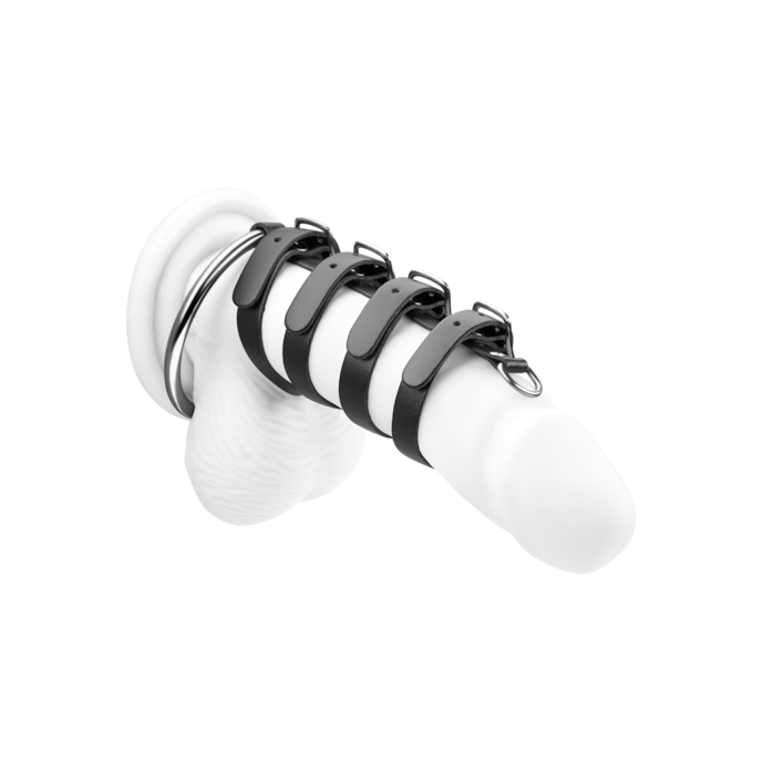 penisring-met-banden-5-cm-Zilver-Zwart-4