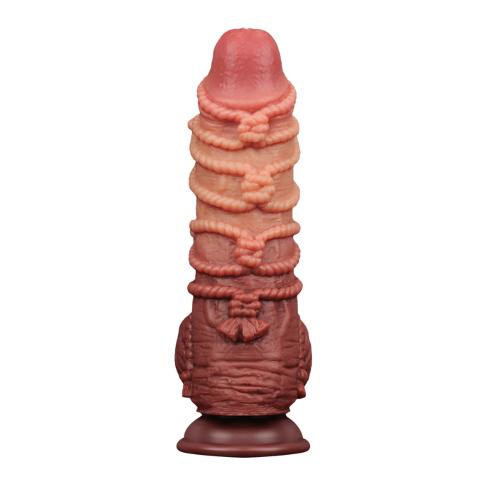 double-layered-nature-cock-24-cm-Brun naturel clair-Brun naturel foncé-2