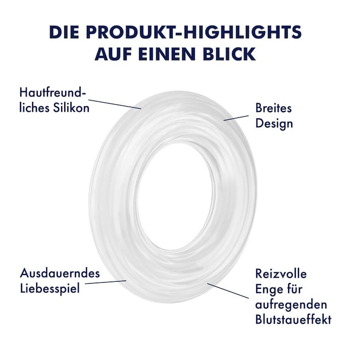Silikon-Penisring Gre L, 3,5 - 10 cm transparent online kaufen Silikon-Penisring Gre L, 3,5 - 10 cm transparent online kaufen