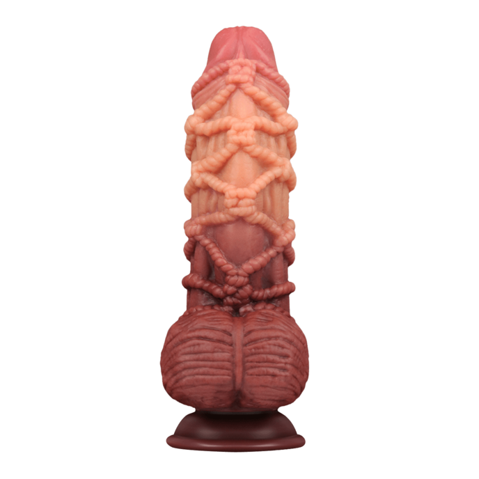 double-layered-nature-cock-24-cm-Brun naturel clair-Brun naturel foncé-3