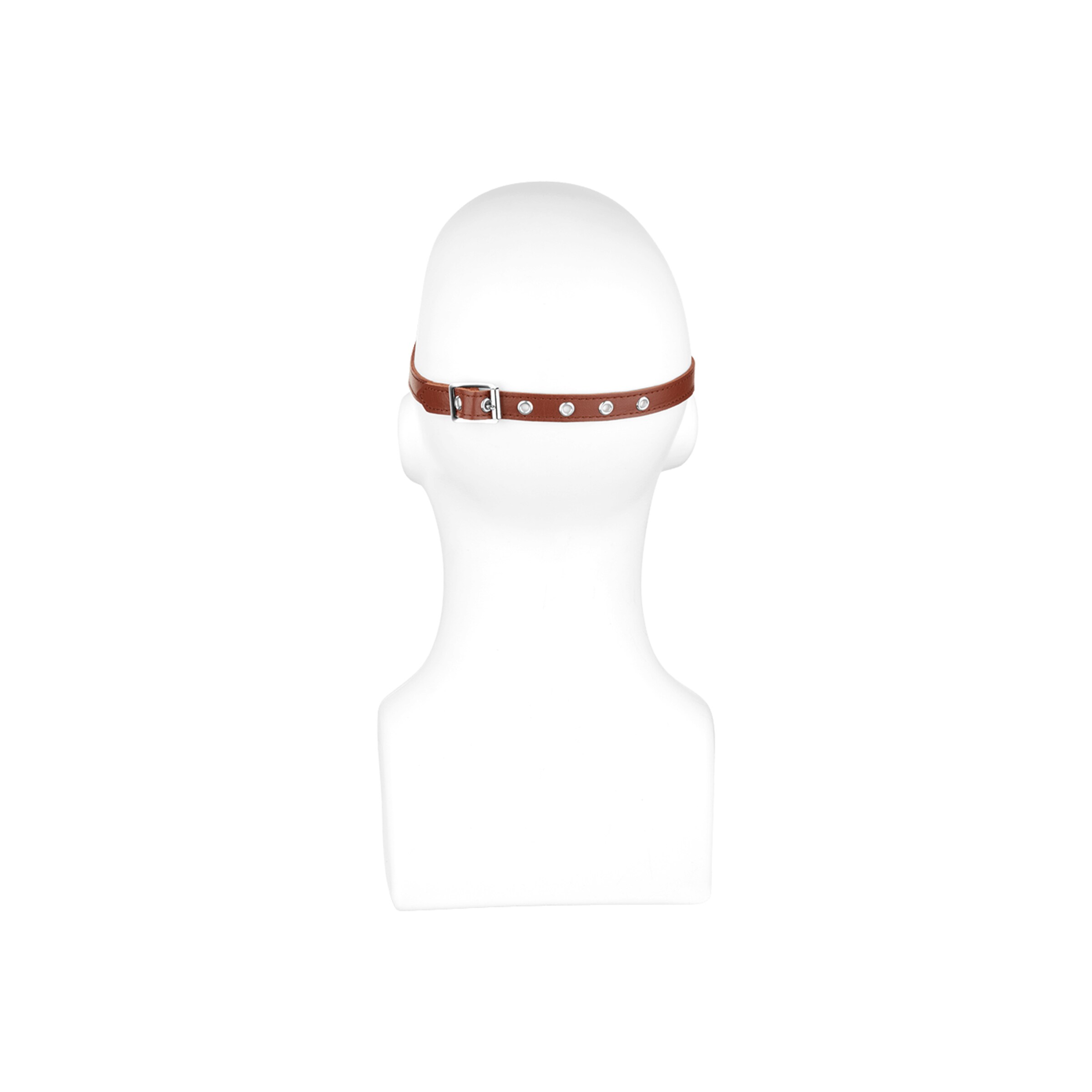 masque-en-cuir-avec-rembourrage-doux-Brun-3