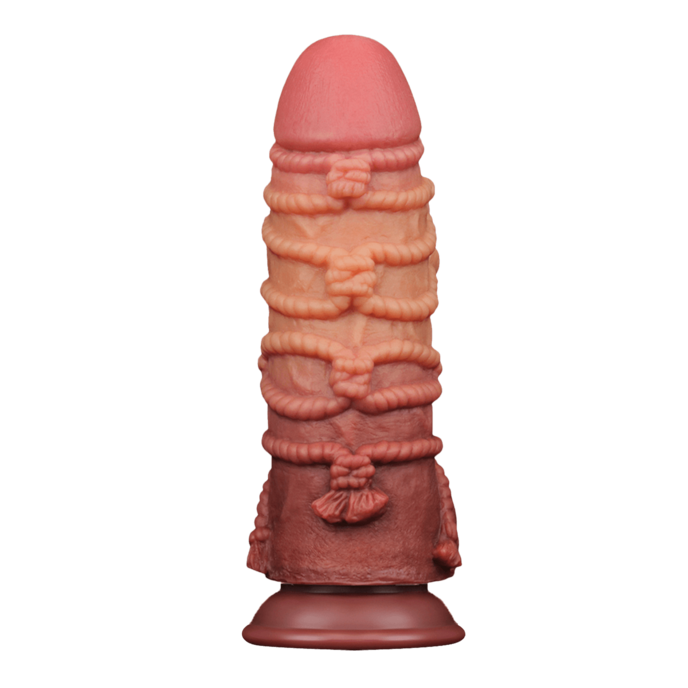 double-layered-nature-cock-24-cm-Brun naturel clair-Brun naturel foncé-2