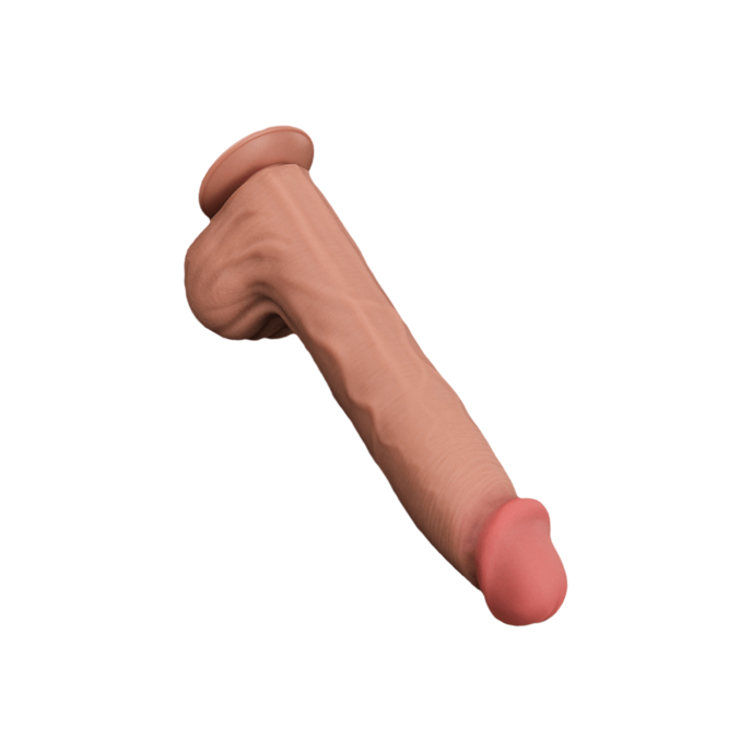 sliding-skin-dildo-36-cm-Brun naturel clair-1