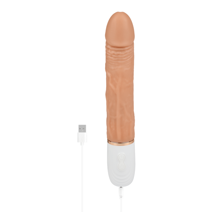 vibromasseur-réaliste-avec-fonction-piston-25-5-cm-Blanc-Naturel clair-5