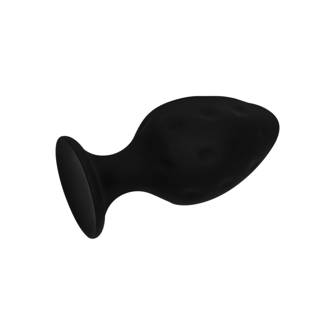 strukturierter-silikon-analplug-5-8-cm-Schwarz-3