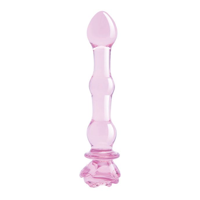 glaze-glass---rosebud-beaded-dildo-20-cm-Pink-2