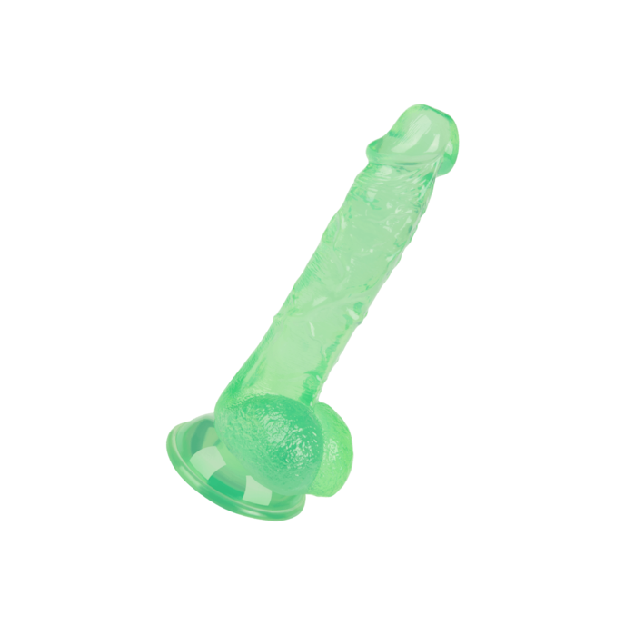 natuurlijke-dildo-met-zuignap-19-cm-Lichtgroen-1