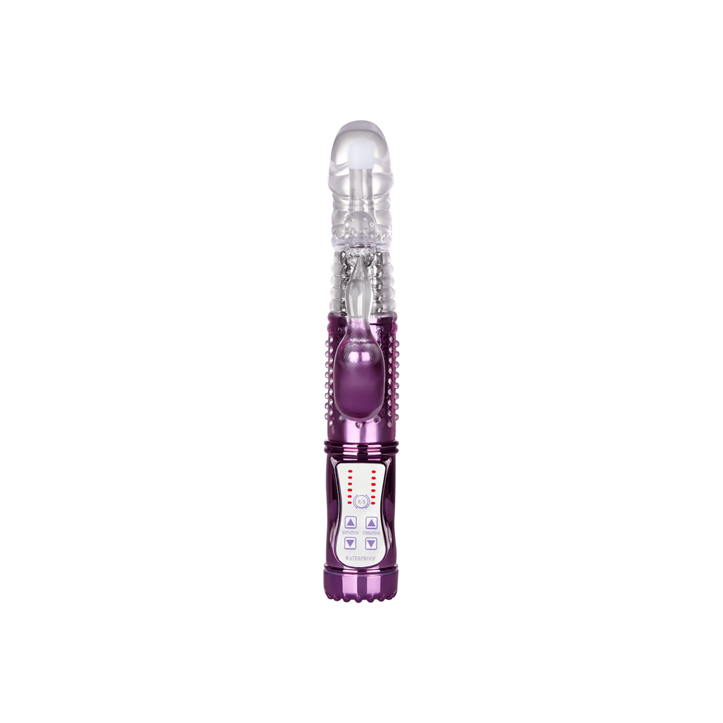 vibromasseur-à-perles--hy]rotatif-23-cm-Argent-Transparent-Violet-5