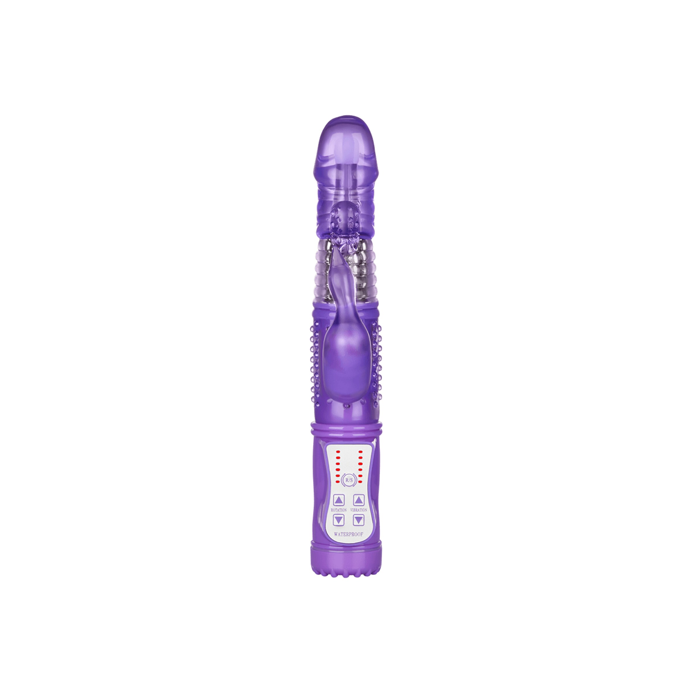 vibromasseur-à-perles--hy]rotatif-23-cm-Argent-Transparent-Violet-5
