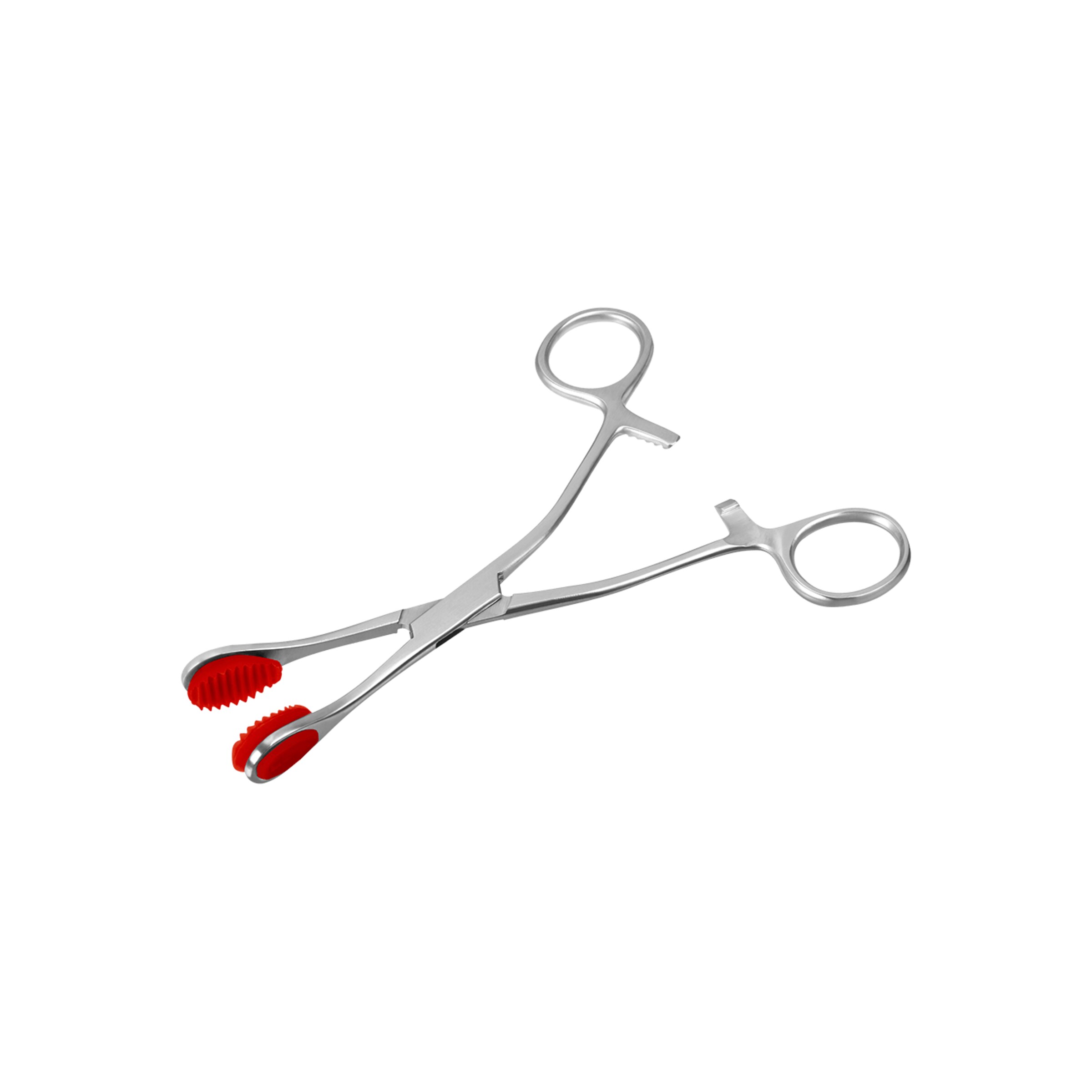 pince-à-piercing-en-acier-inoxydable-Argent-Rouge-5