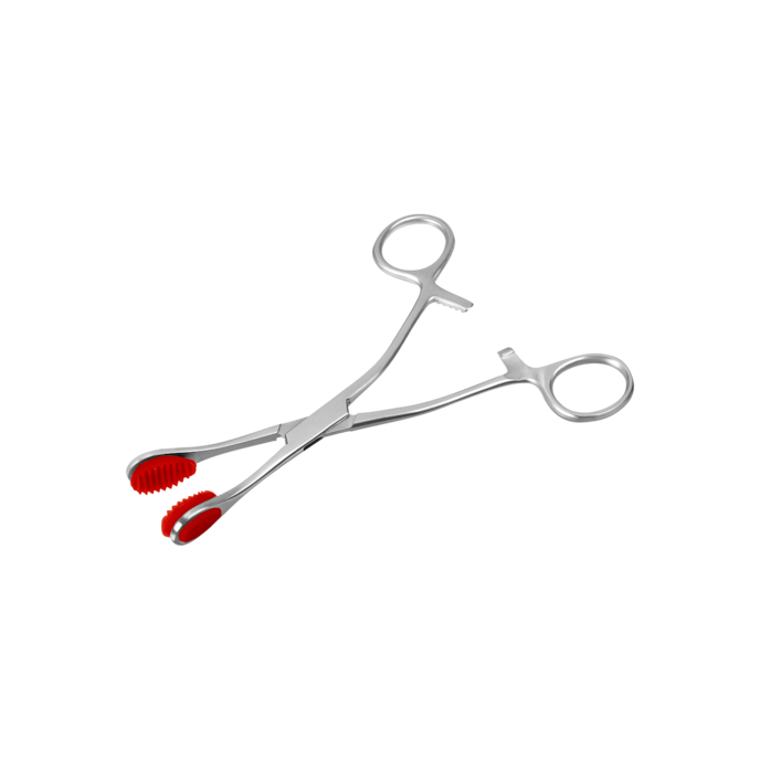 pince-à-piercing-en-acier-inoxydable-Argent-Rouge-5