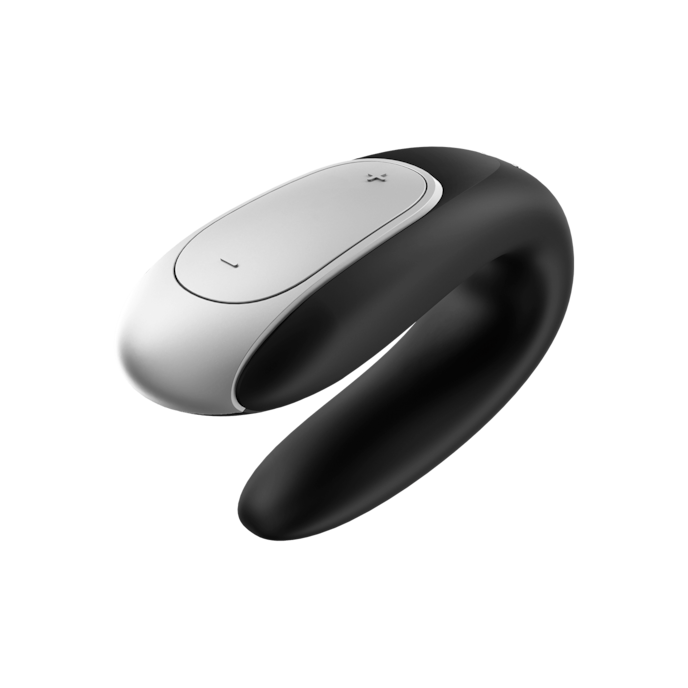 satisfyer-double-fun-connect-app-9-5-cm-avec-télécommande-Noir-Or rose-7