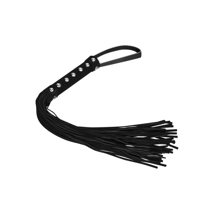 korte-leren-zweep-met-riemen-Zwart-1
