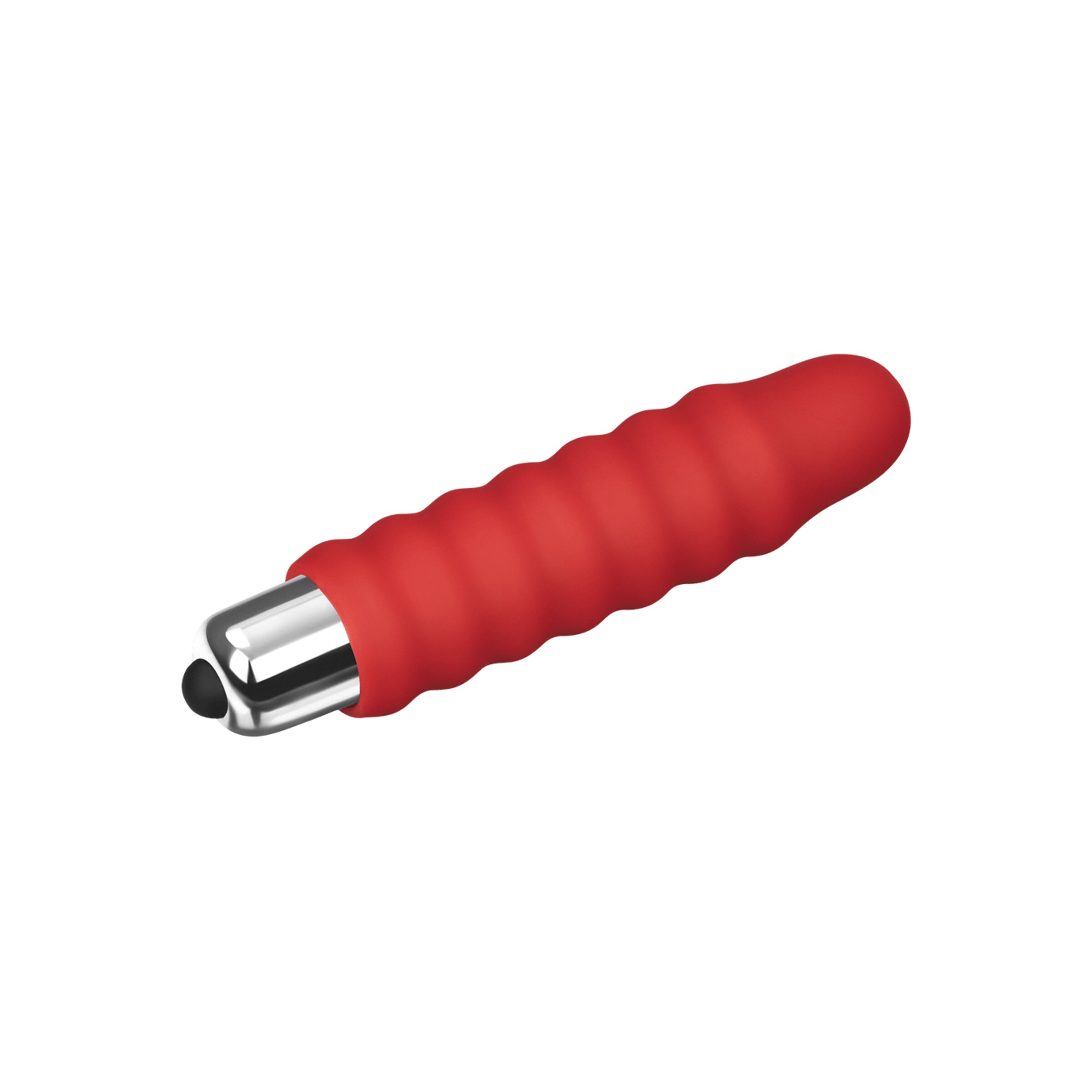 geribbelde-minivibrator-van-siliconen-10-cm-Bordeaux-Zilver-3