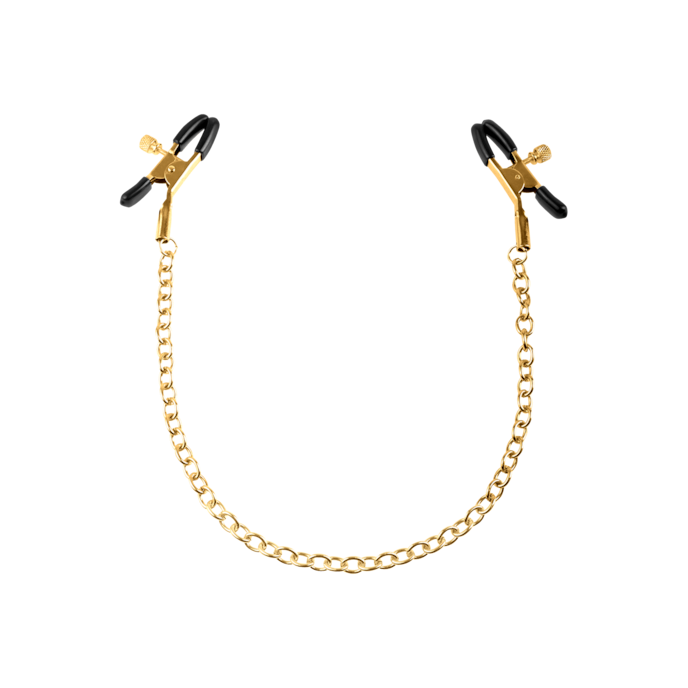 tepelklemmen-met-kettinkje-Gold-Schwarz-1