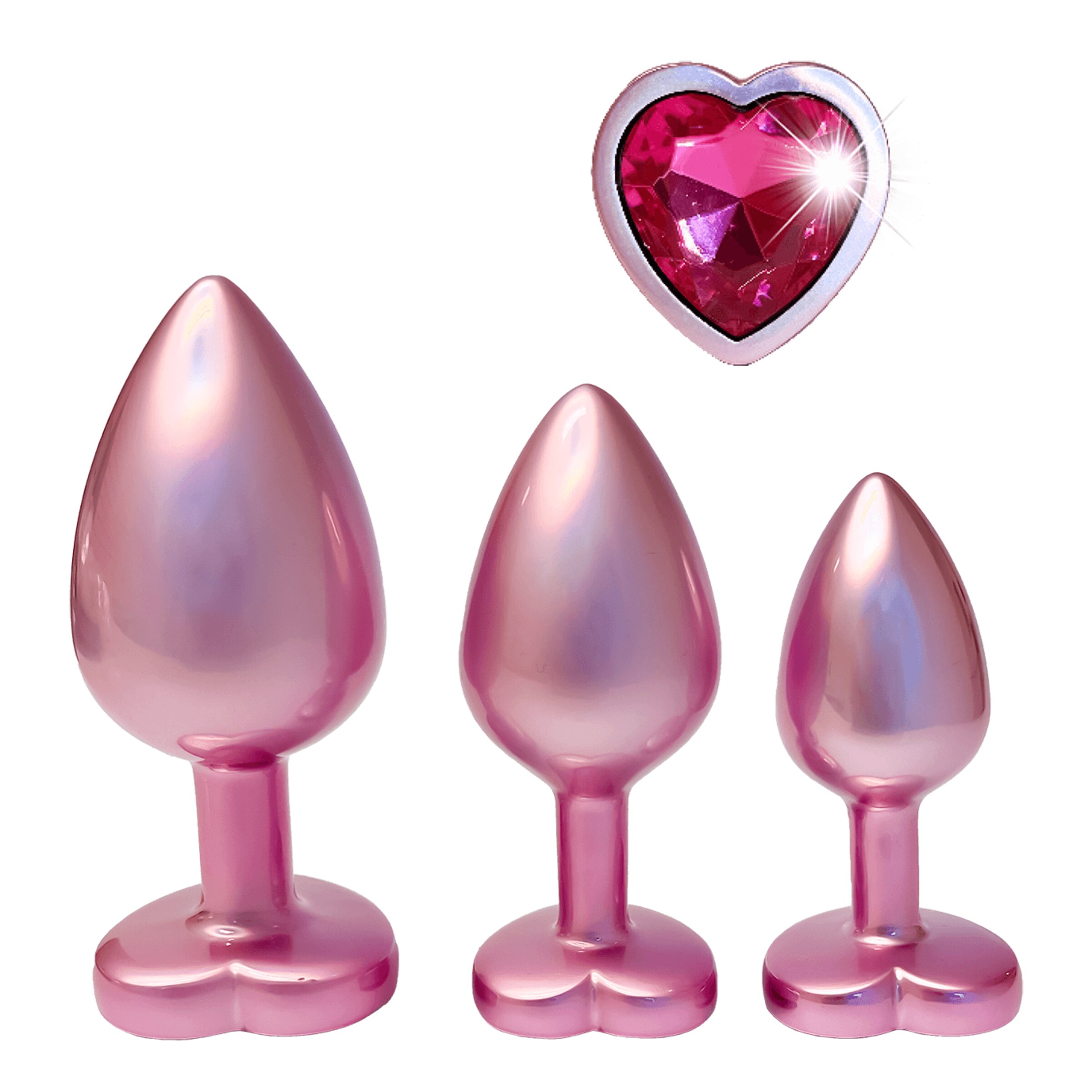pearl-plug-set-3-pièces-Rose-2