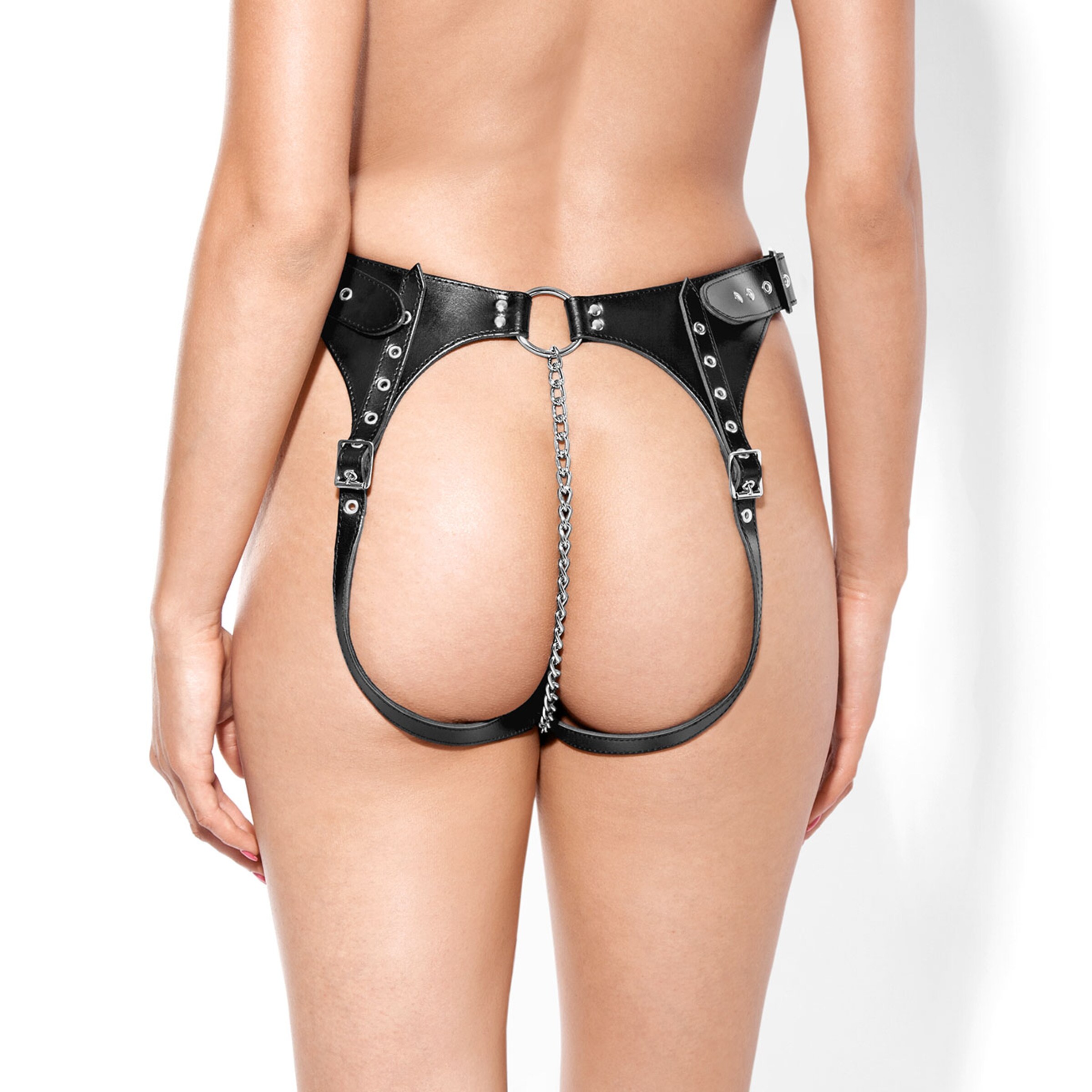 ceinture-de-chasteté-osée-Argent-Noir-3