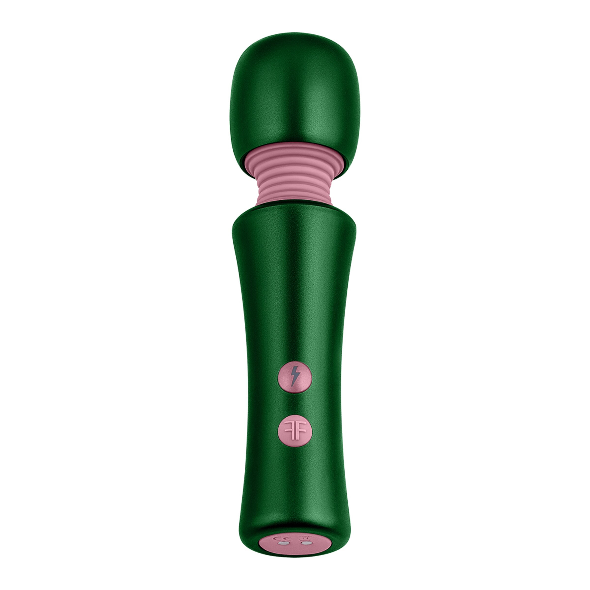 bougie-wand-14-5-cm-Or rose-Vert-2