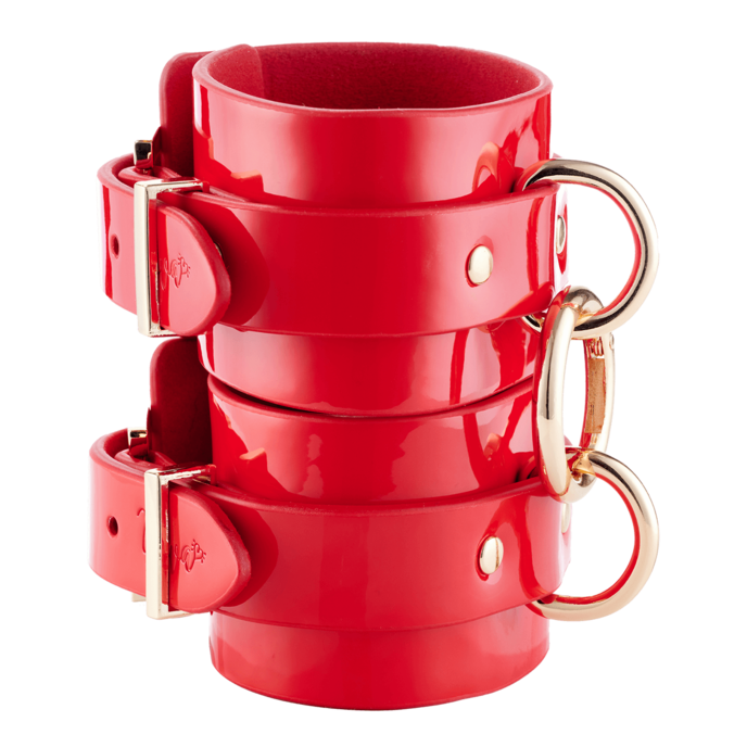 high-gloss-bondage-wrist-cuffs-Gold-Rot-2