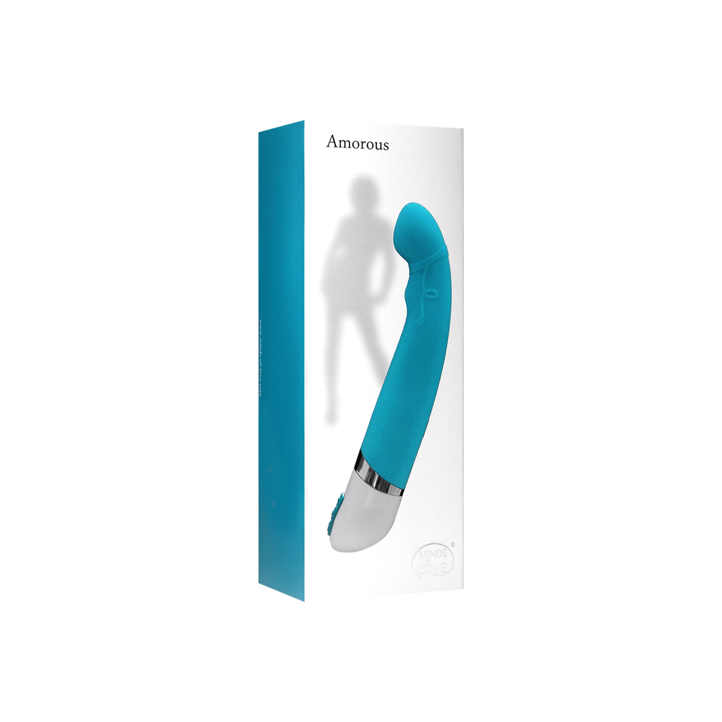 amorous-23-cm-Türkis-Weiß-4