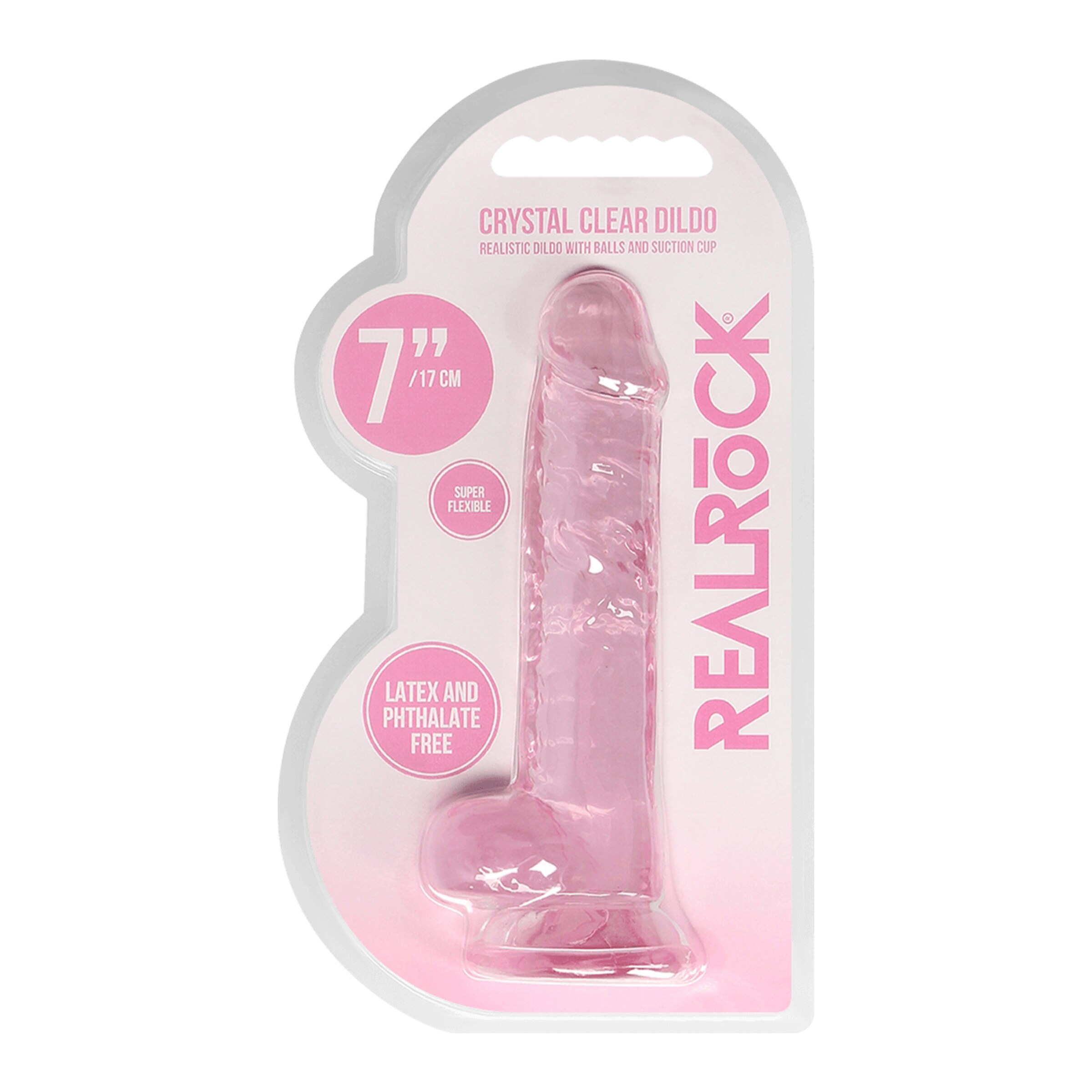 crystal-clear---dildo-with-balls-19-cm-Roze-4
