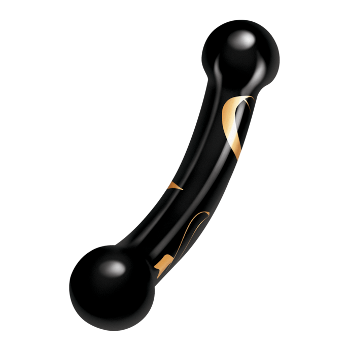 handblown-double-ended-dildo-13-9-cm-Goud-Schwarz-1