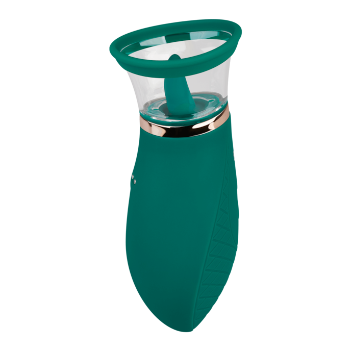 tongvibrator-met-zuigfunctie-17-cm-Groen-2